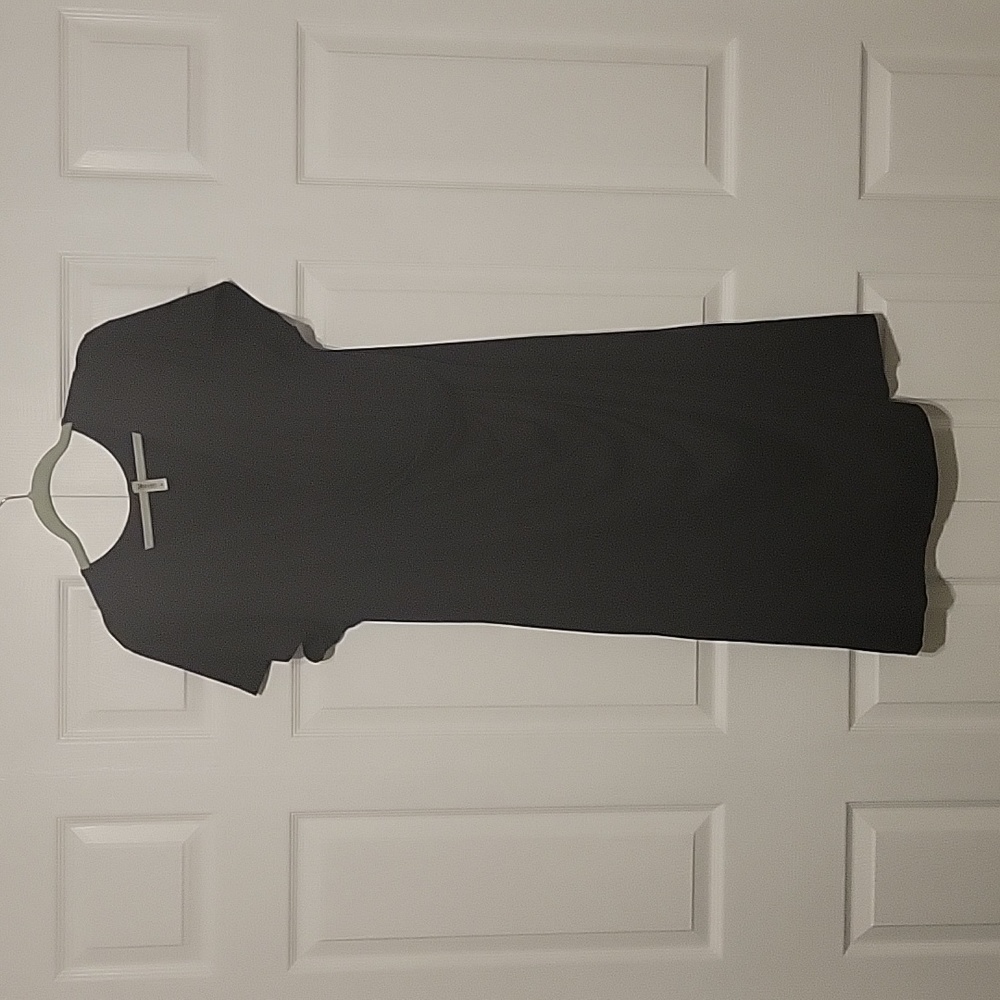 Black midi dress 24/7 Comfort Apparel 2X